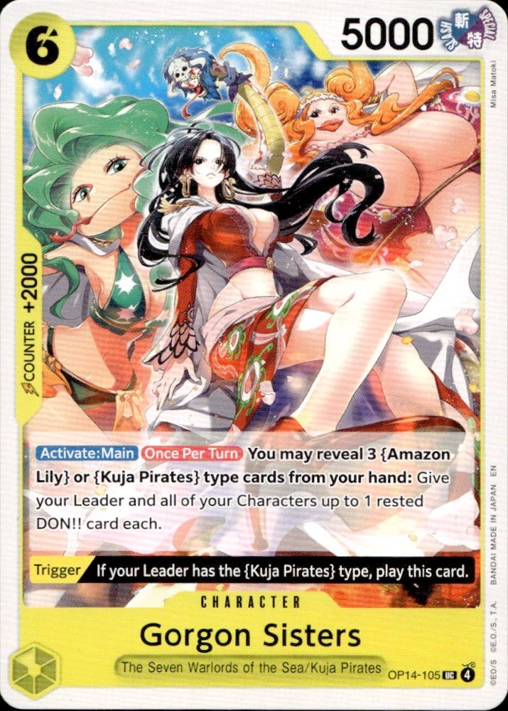 Gorgon Sisters — BOOSTER PACK  -THE AZURE SEA’S SEVEN- [OP14-EB04]