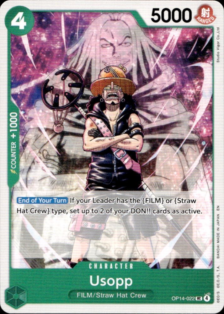 Usopp — BOOSTER PACK  -THE AZURE SEA’S SEVEN- [OP14-EB04]