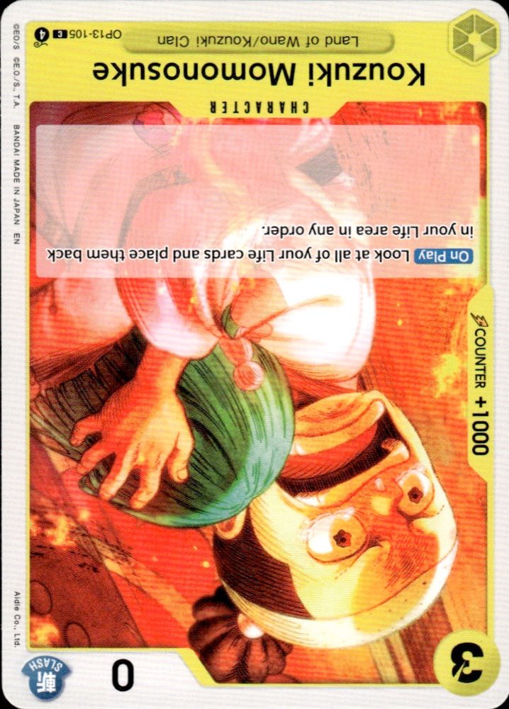 Kouzuki Momonosuke — BOOSTER PACK  -CARRYING ON HIS WILL- [OP-13]