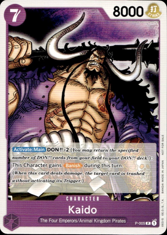 Kaido — Promotion card