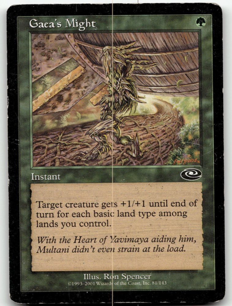Gaea's Might — PLS - Planeshift