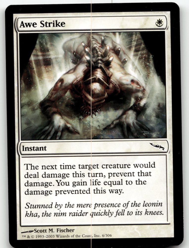 Awe Strike — MRD - Mirrodin