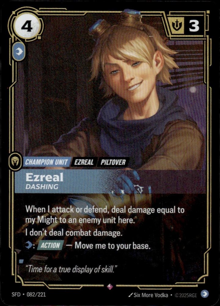 Ezreal, Dashing — SFD