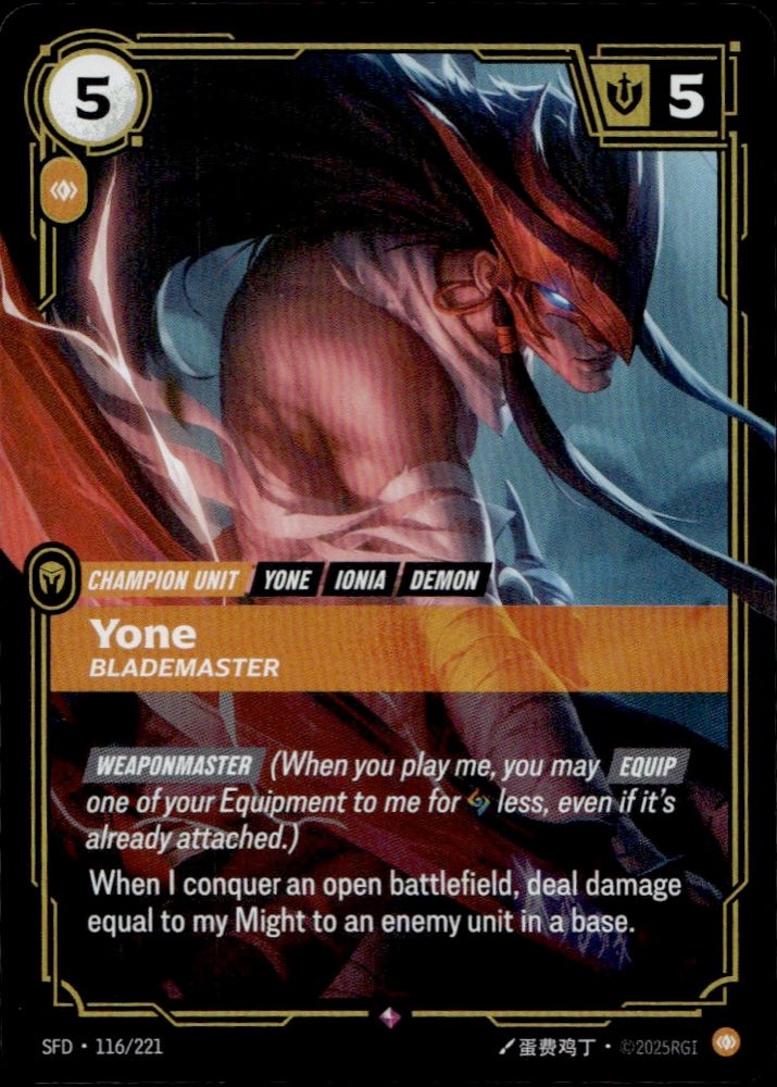 Yone, Blademaster — SFD