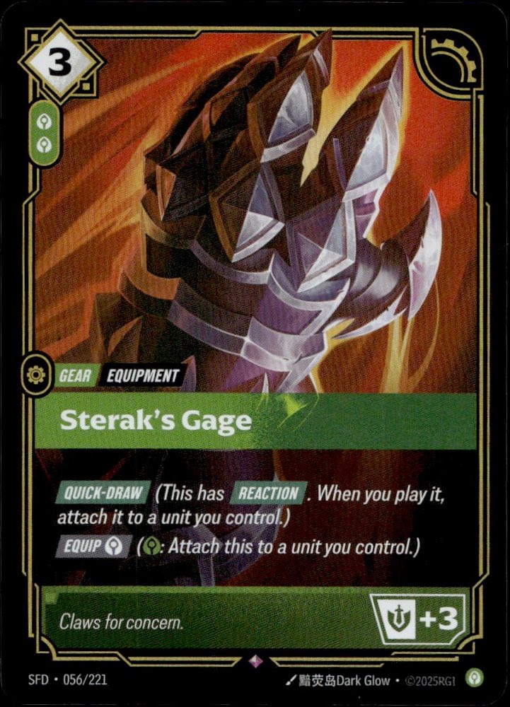 Sterak's Gage — SFD