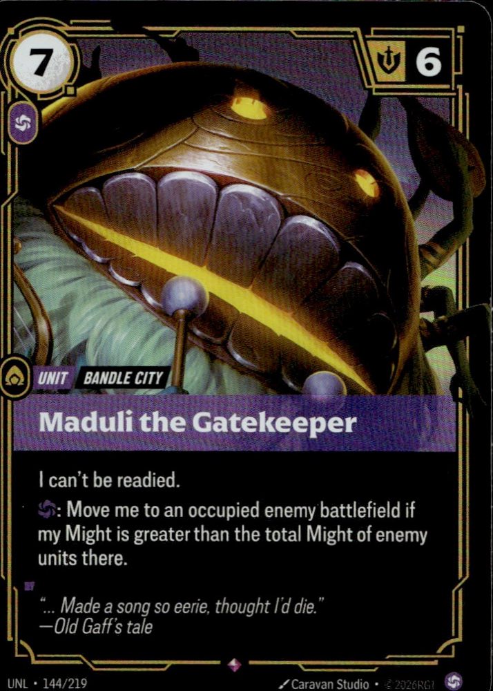 Maduli the Gatekeeper — UNL