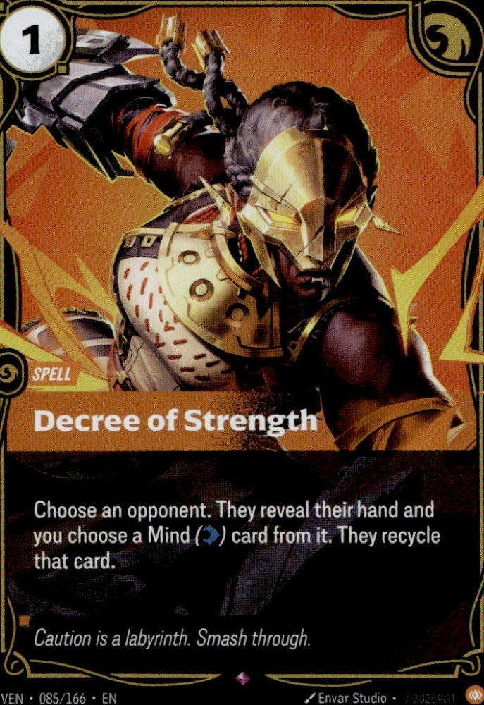 Decree of Strength — VEN