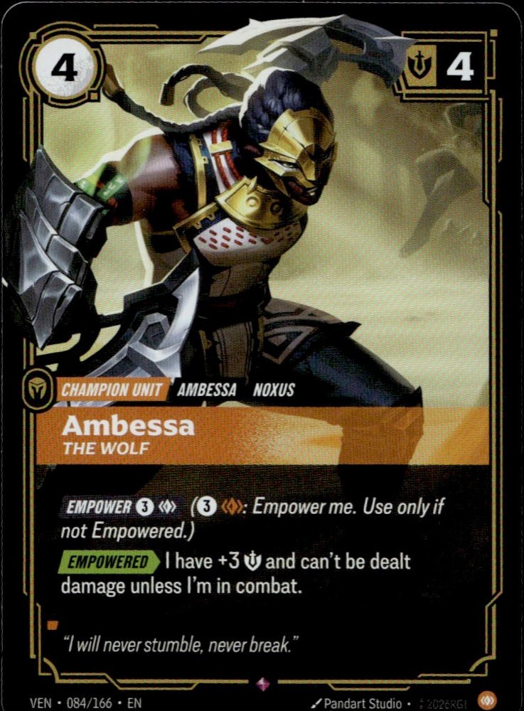 Ambessa, The Wolf — VEN